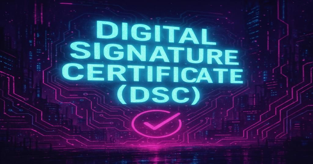 Digital Signature Certificate (DSC)